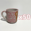 TAZA RECTA ESTANDAR FONDO TRADICIONAL MIK ROSA OSITO