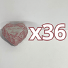 ALHAJERO GRANDE 16 CARACTERES FORMA DE CORAZON FONDO TRADICIONAL MIK ROSA