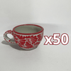 TAZA 300 ML FONDO TRADICIONAL MIK ROJO