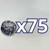 PAQUETE ALHAJERO TAPA PLANA PERSONALIZADO FONDO BLANCO MIK AZUL COBALTO MI BAUTIZO NOMBRE