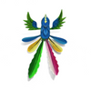 QUETZAL ALEBRIJE CHICO AZUL Y VERDE MULTICOLOR OAXACA