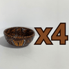TAZON 15 CM FONDO CAFE MIK CAFE CHOCOLATE MARIPOSAS