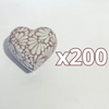 ALHAJERO GRANDE FORMA DE CORAZON FONDO ROSA MIK BLANCO