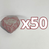 ALHAJERO GRANDE 16 CARACTERES FORMA DE CORAZON FONDO TRADICIONAL MIK ROSA