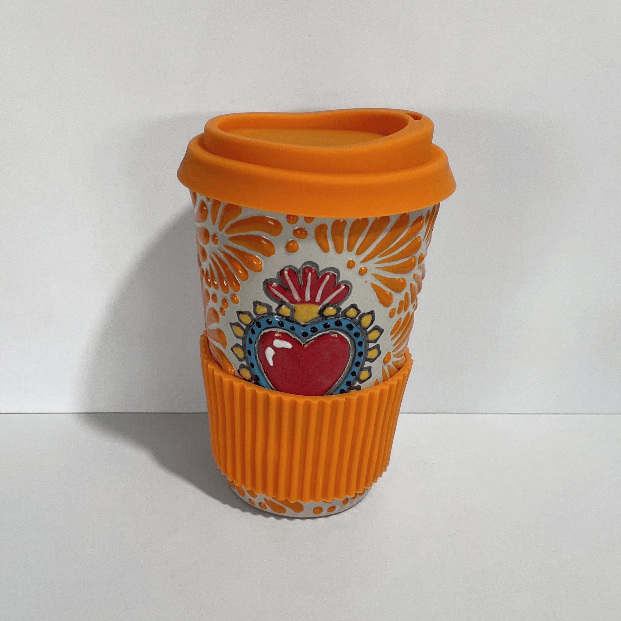 TERMO 15 CM SIN ASA FONDO TRADICIONAL MIK NARANJA SAGRADO CORAZON