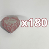 ALHAJERO GRANDE 16 CARACTERES FORMA DE CORAZON FONDO TRADICIONAL MIK ROSA