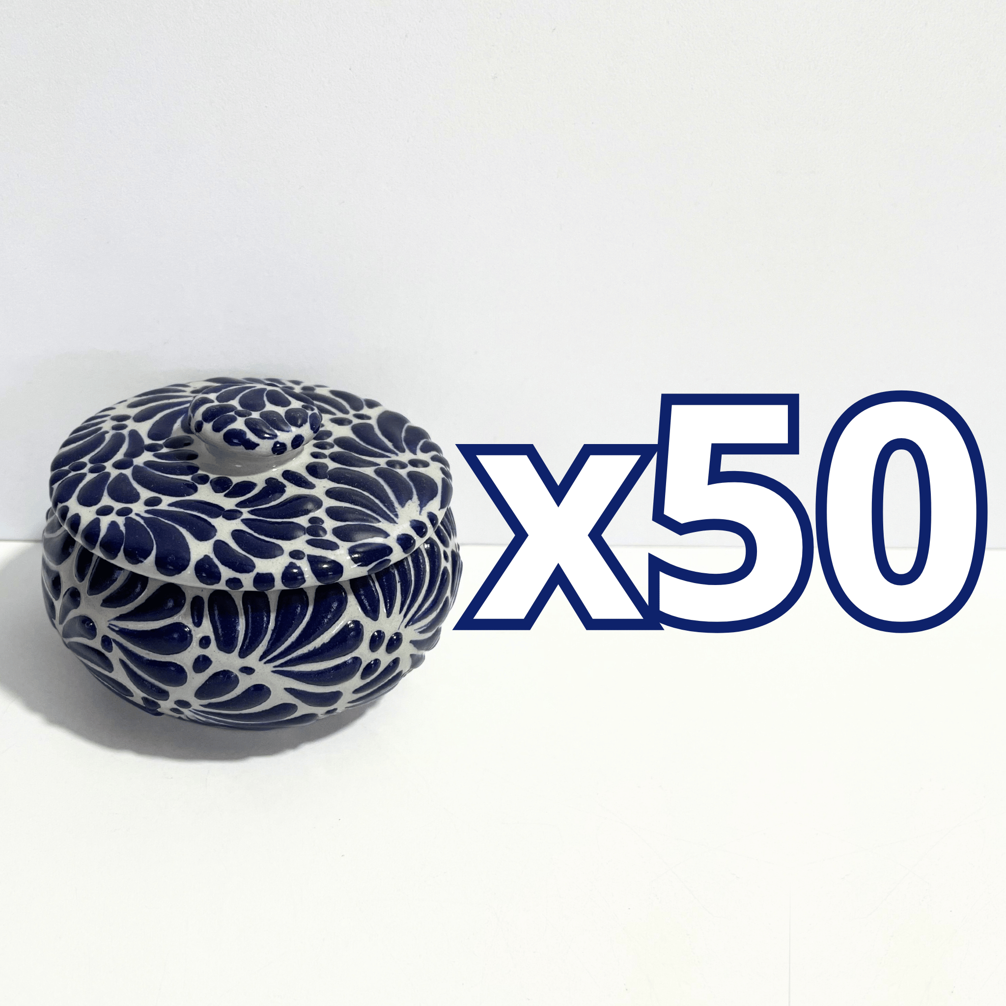 ALHAJERO TAPA BOTON NO PERSONALIZADO FONDO TRADICIONAL MIK AZUL COBALTO
