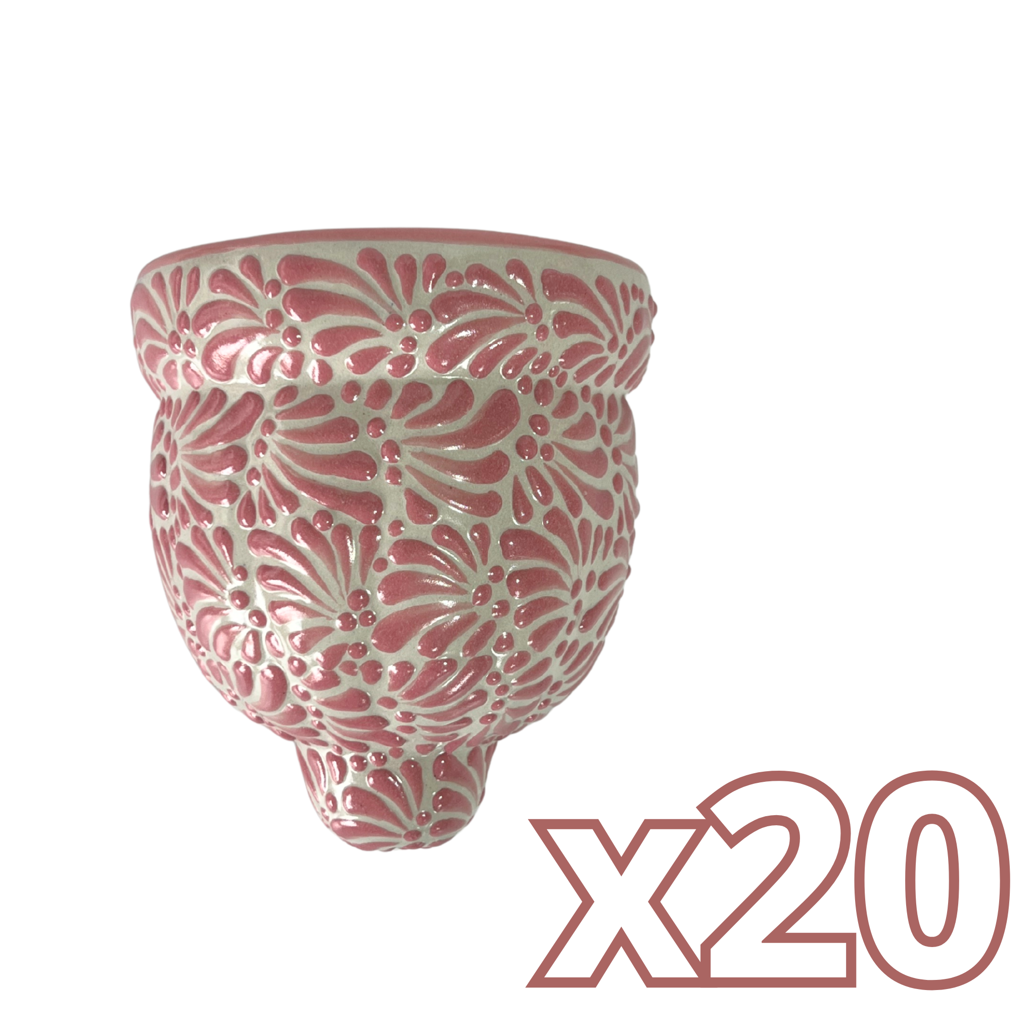 MACETA DE PARED GAJOS CHICA FONDO TRADICIONAL MIK ROSA
