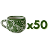 TAZA CHOCOLATERA MEDIANA FONDO TRADICIONAL MIK VERDE BANDERA