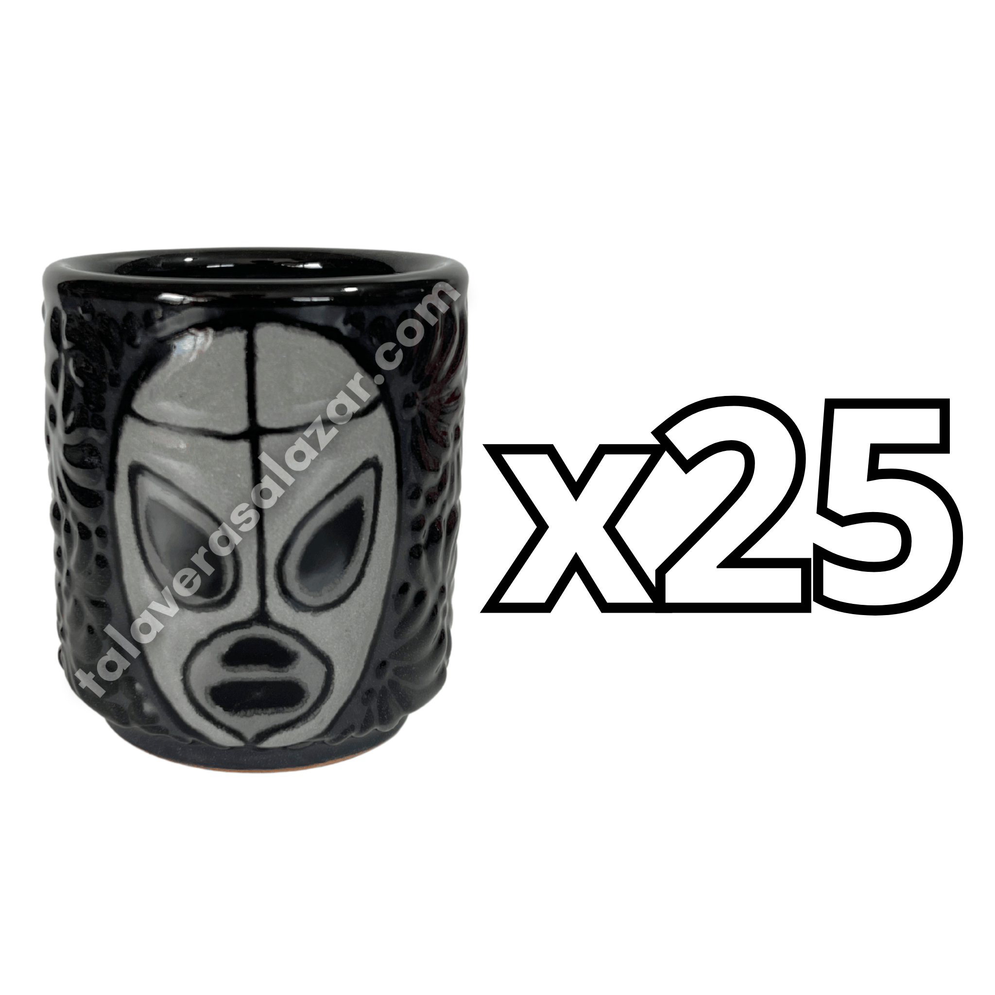 TAZA RECTA ESTANDAR MIK SUPER BLACK LUCHADOR