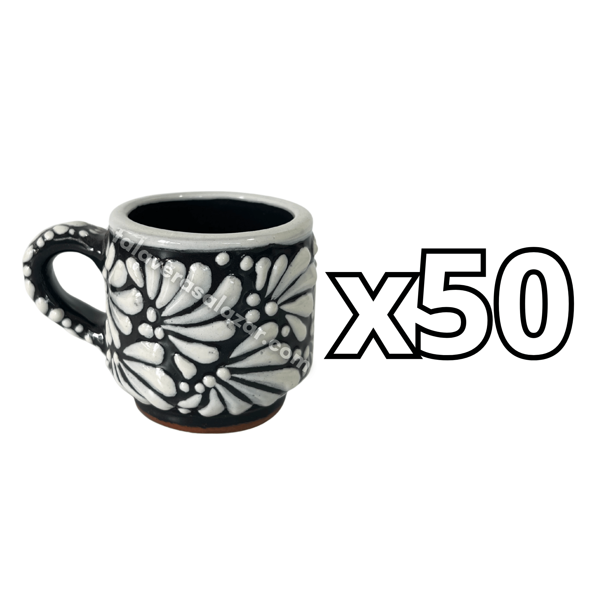 TAZA EXPRESO FONDO NEGRO MIK BLANCO