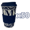 TERMO 15 CM SIN ASA FONDO TRADICIONAL MIK AZUL COBALTO INICIAL PERSONALIZADO