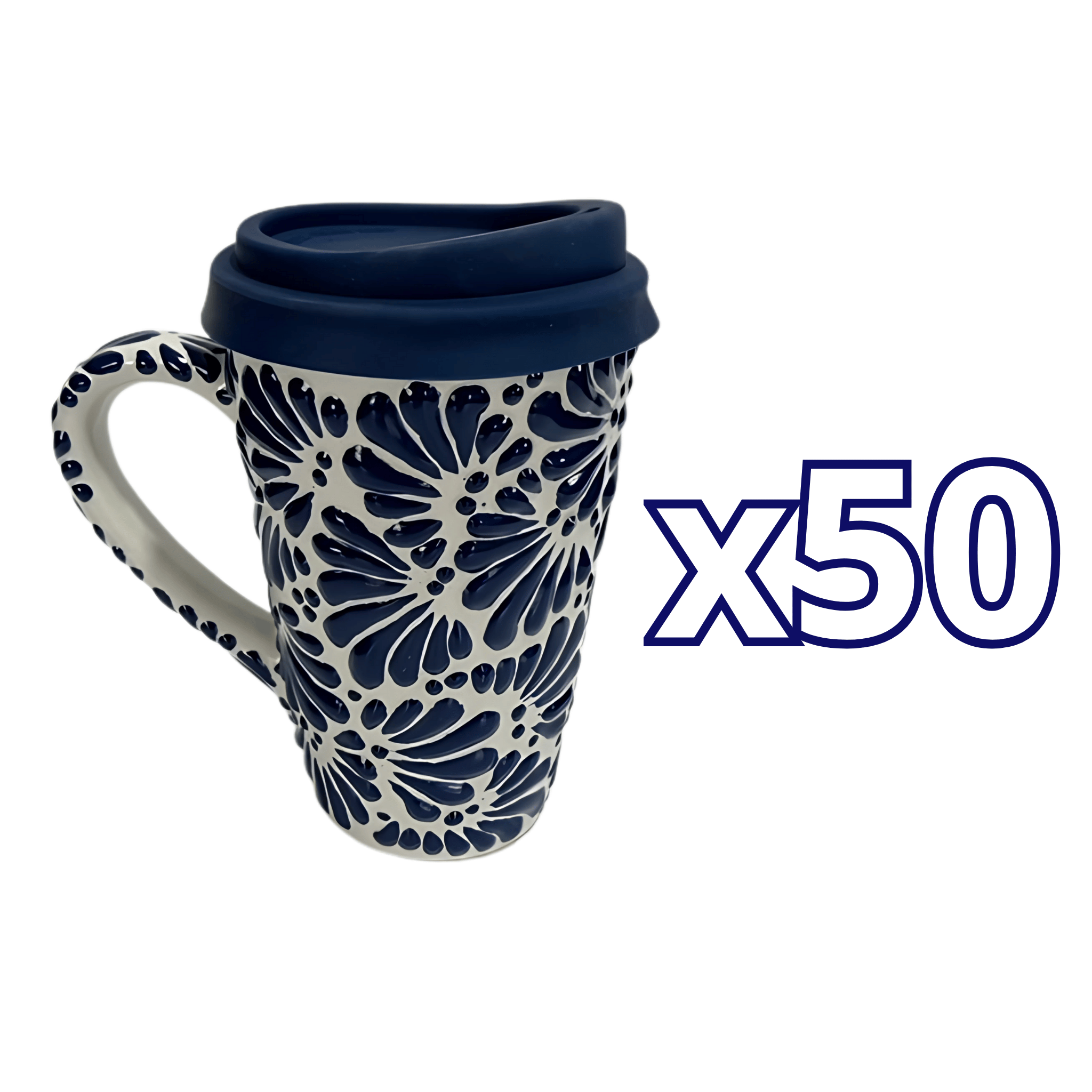 TERMO CON ASA 15 CM FONDO TRADICIONAL MIK AZUL COBALTO