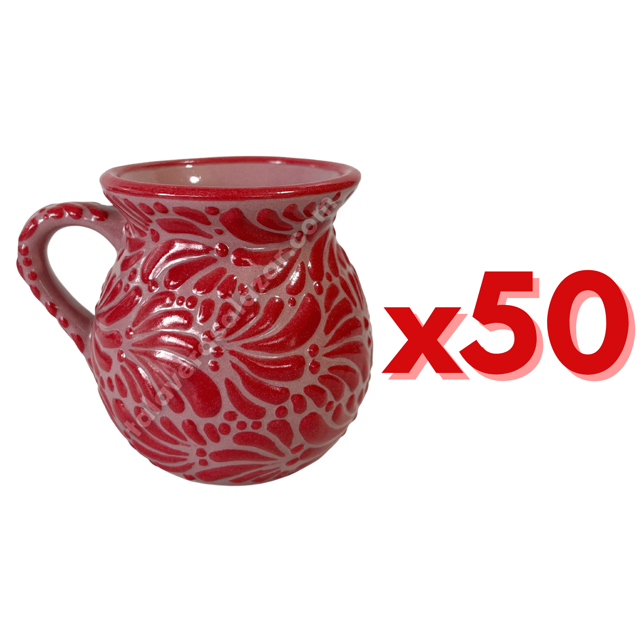 JARRO FONDO ROSA MIK ROJO