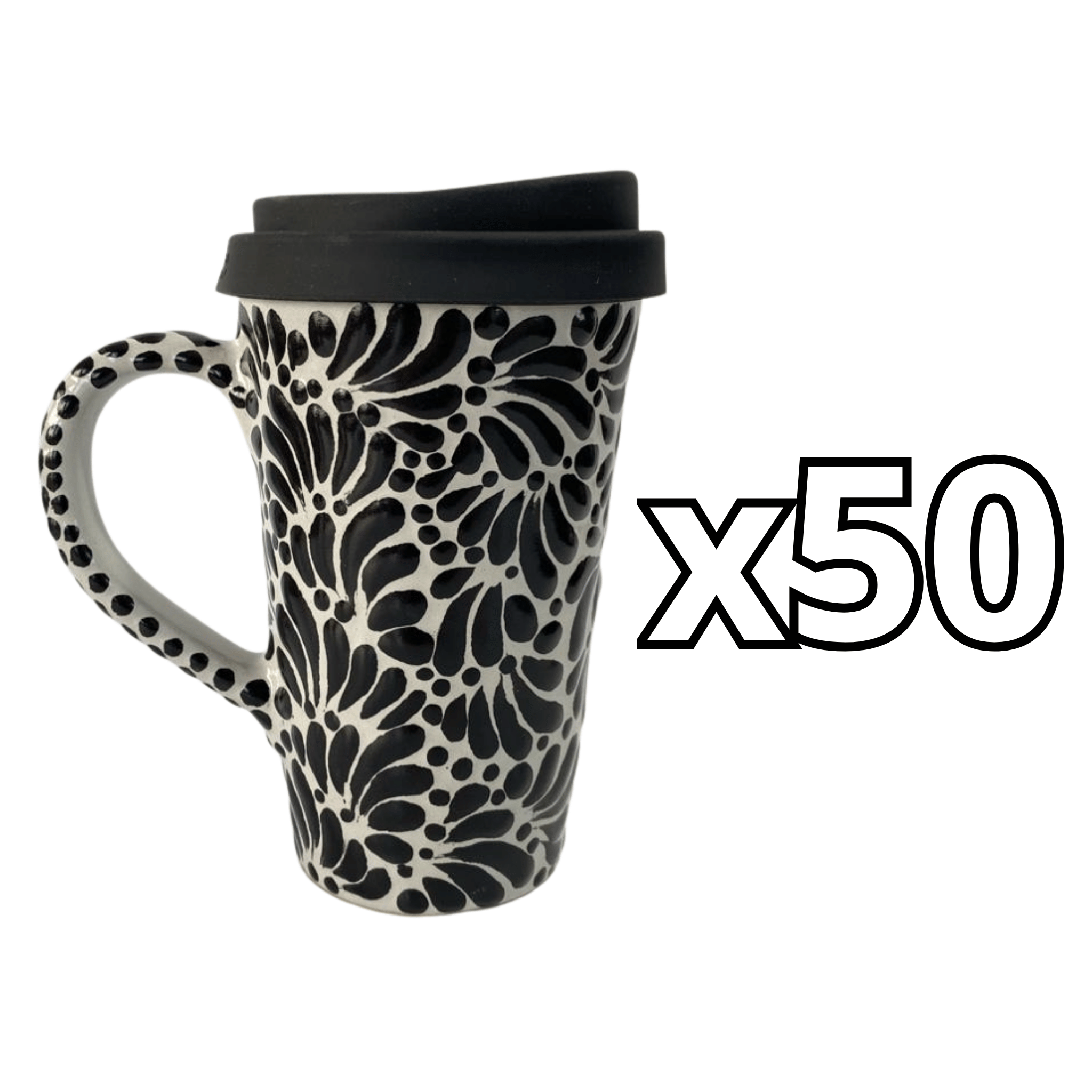 TERMO CON ASA 15 CM FONDO TRADICIONAL MIK NEGRO