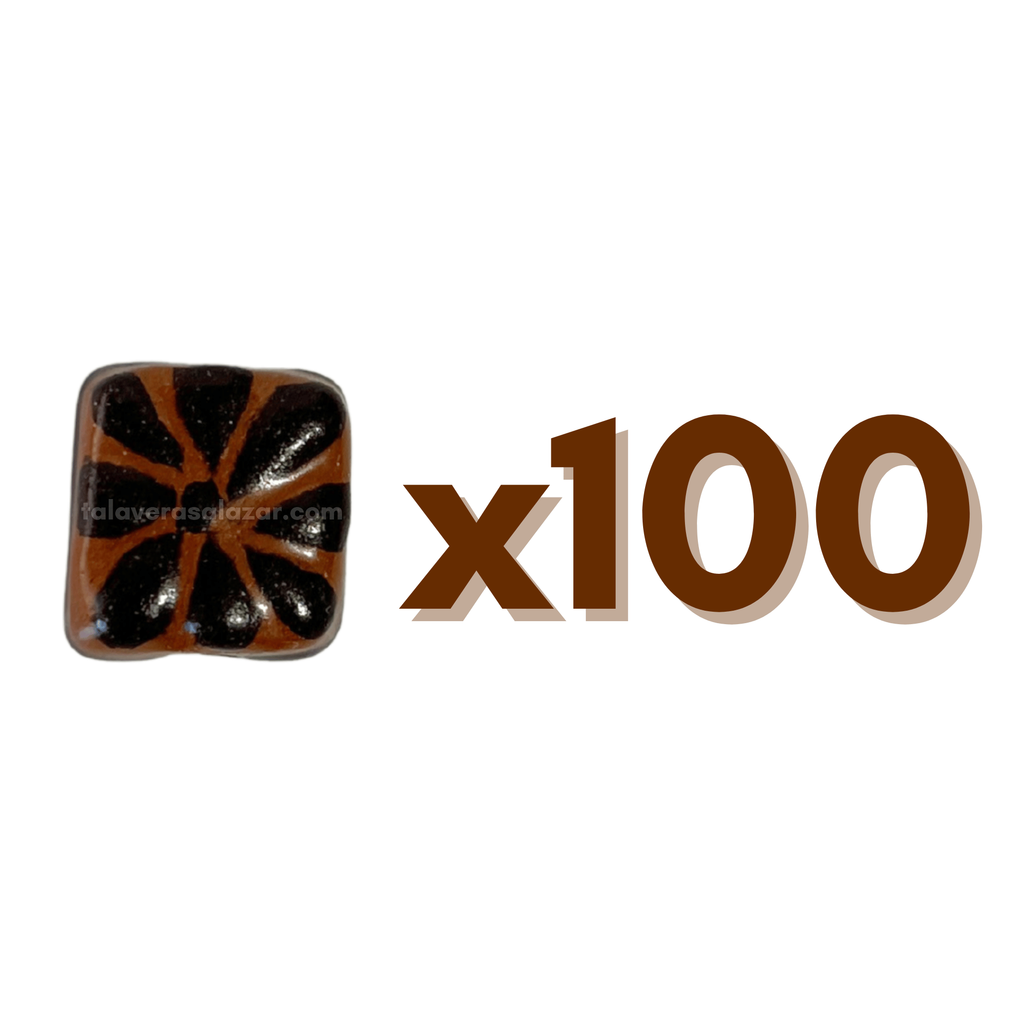 CUADRO PLANO 1.5 CM FONDO CAFE DECORADO CAFE CHOCOLATE