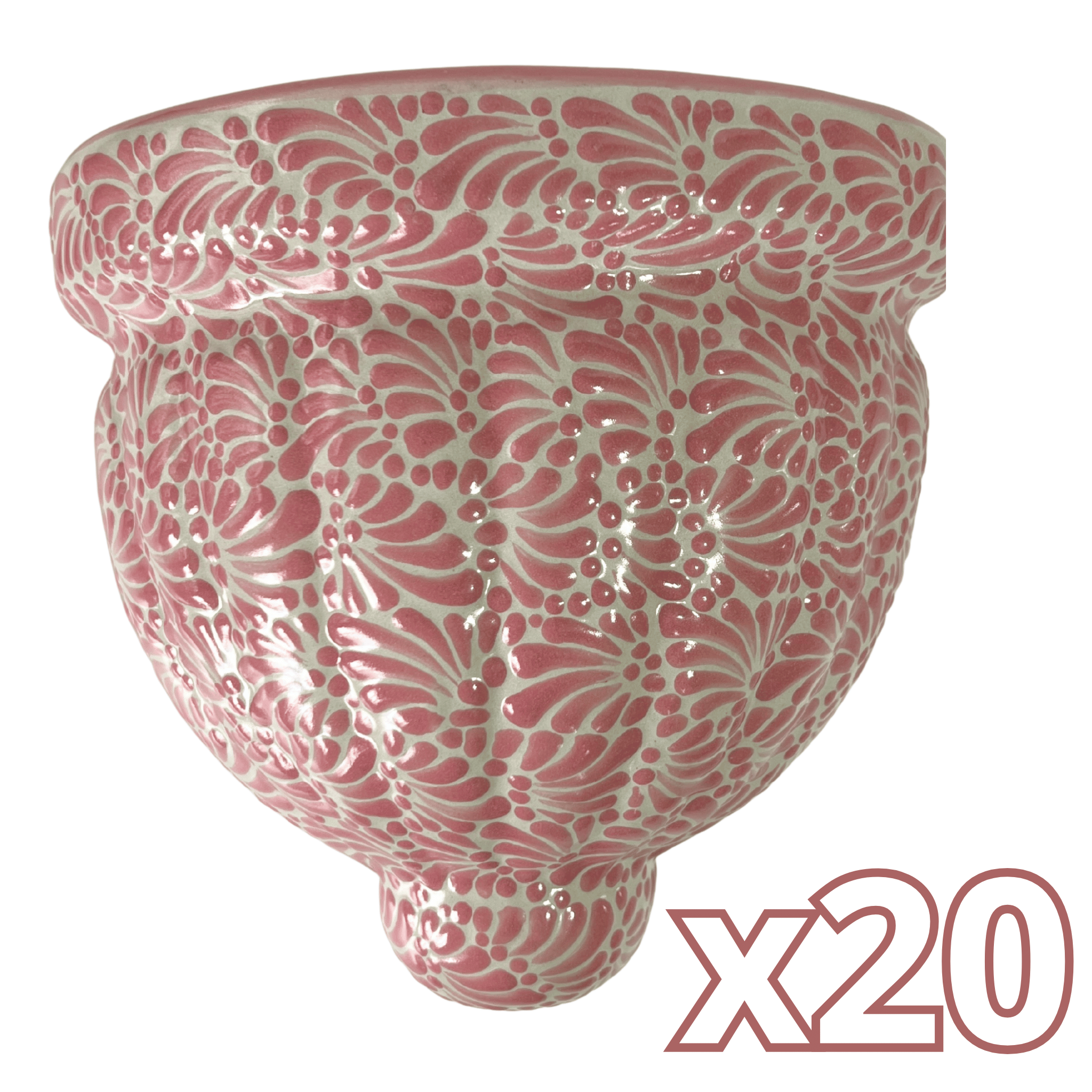 MACETA DE PARED GAJOS GRANDE FONDO TRADICIONAL MIK ROSA