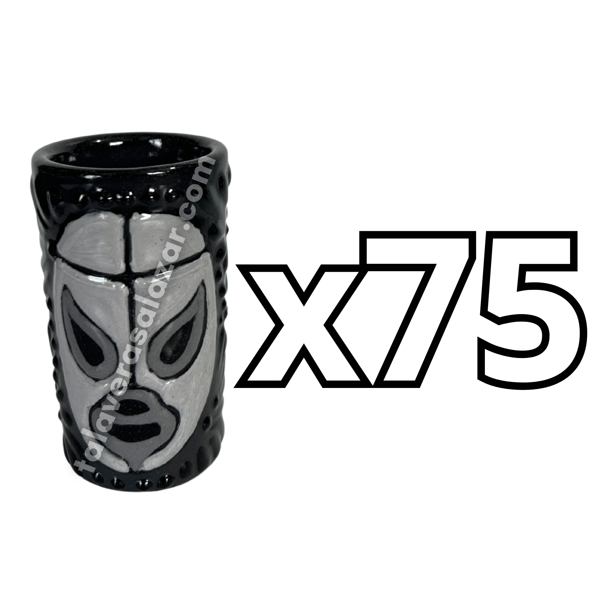 TEQUILERO NO PERSONALIZADO MIK SUPER BLACK LUCHADOR