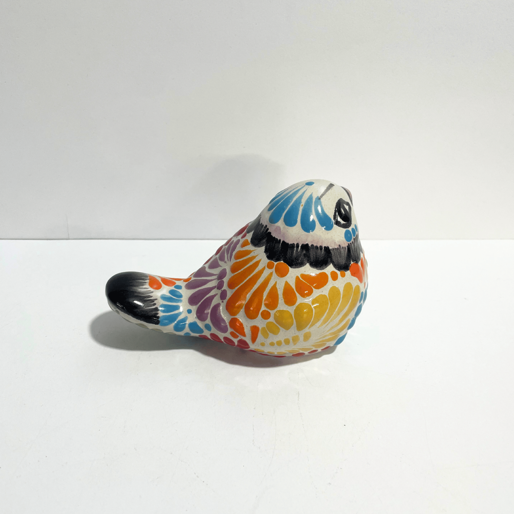 PAJARITO PIEZA DE DECORACION FONDO TRADICIONAL MIK MULTICOLOR