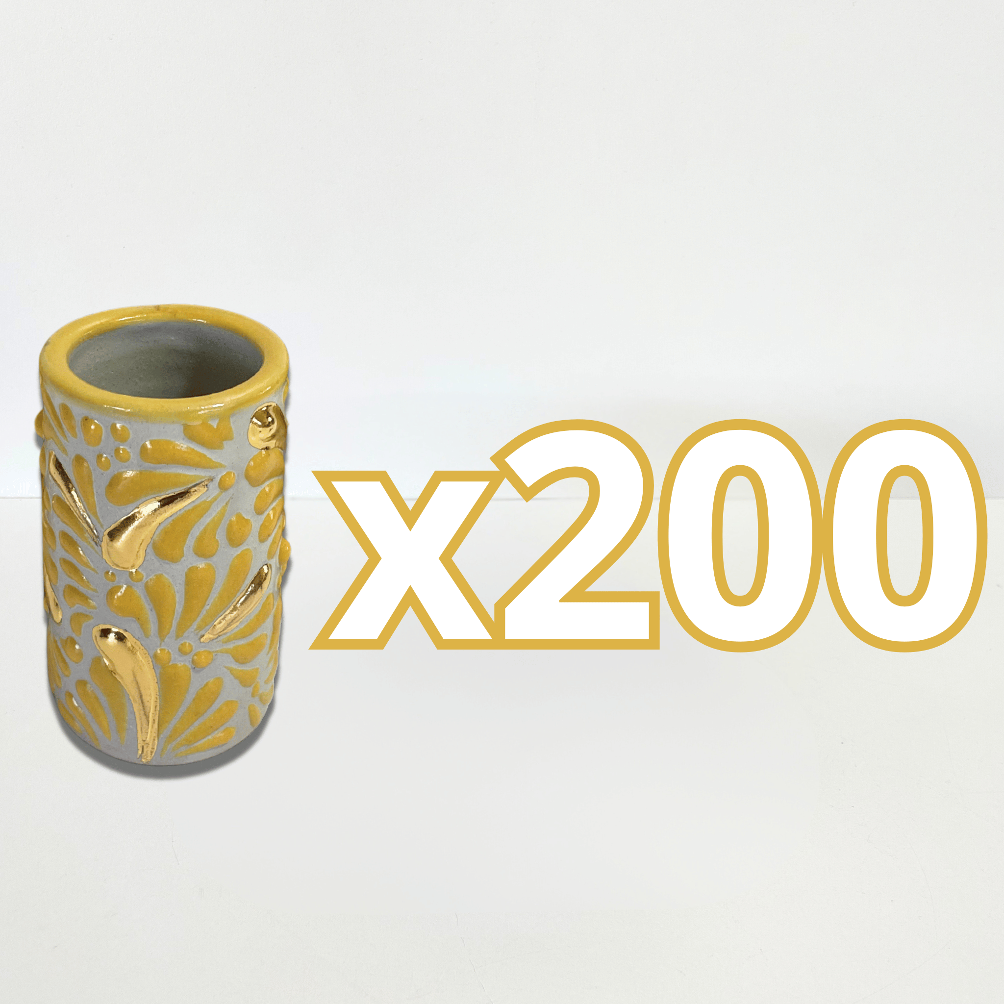 TEQUILERO NO PERSONALIZADO FONDO TRADICIONAL MIK AMARILLO DESTELLOS DE ORO