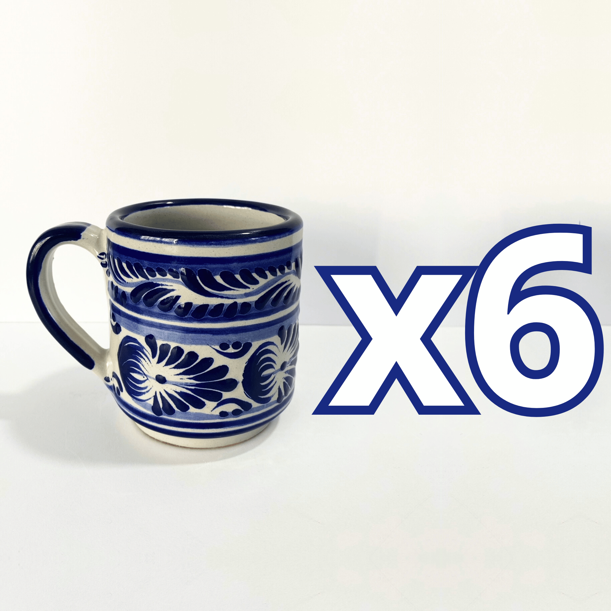 TAZA RECTA ESTANDAR AZUL COBALTO CENEFA