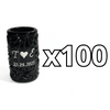 TEQUILERO PERSONALIZADO MIK SUPER BLACK INICIALES Y FECHA CON CORAZON
