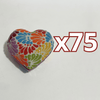 ALHAJERO GRANDE FORMA DE CORAZON FONDO TRADICIONAL MIK MULTICOLORES
