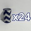 TEQUILERO NO PERSONALIZADO FONDO TRADICIONAL DECORADO ZIG ZAG AZUL COBALTO