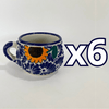 TAZA CHOCOLATERA MEDIANA VERSION GIRASOL ESTILO MIK