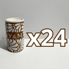 TEQUIVELA PERSONALIZADA FONDO CAFE MIK BLANCO INICIALES