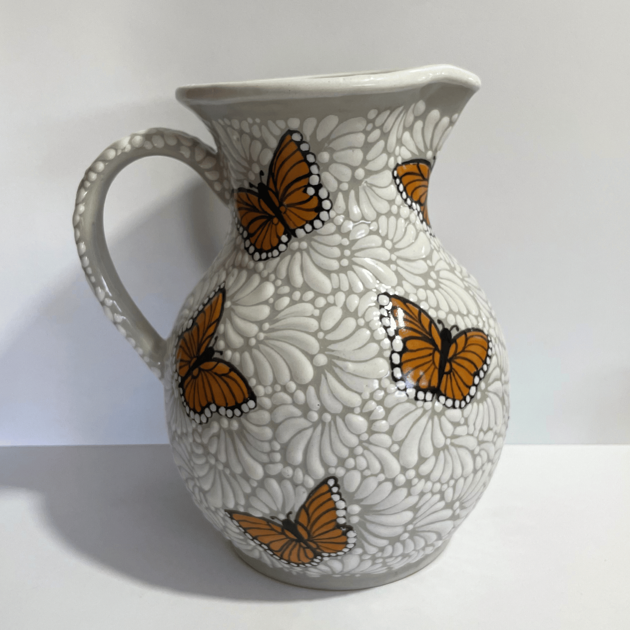 JARRA FONDO TRADICIONAL MIK BLANCO MARIPOSAS