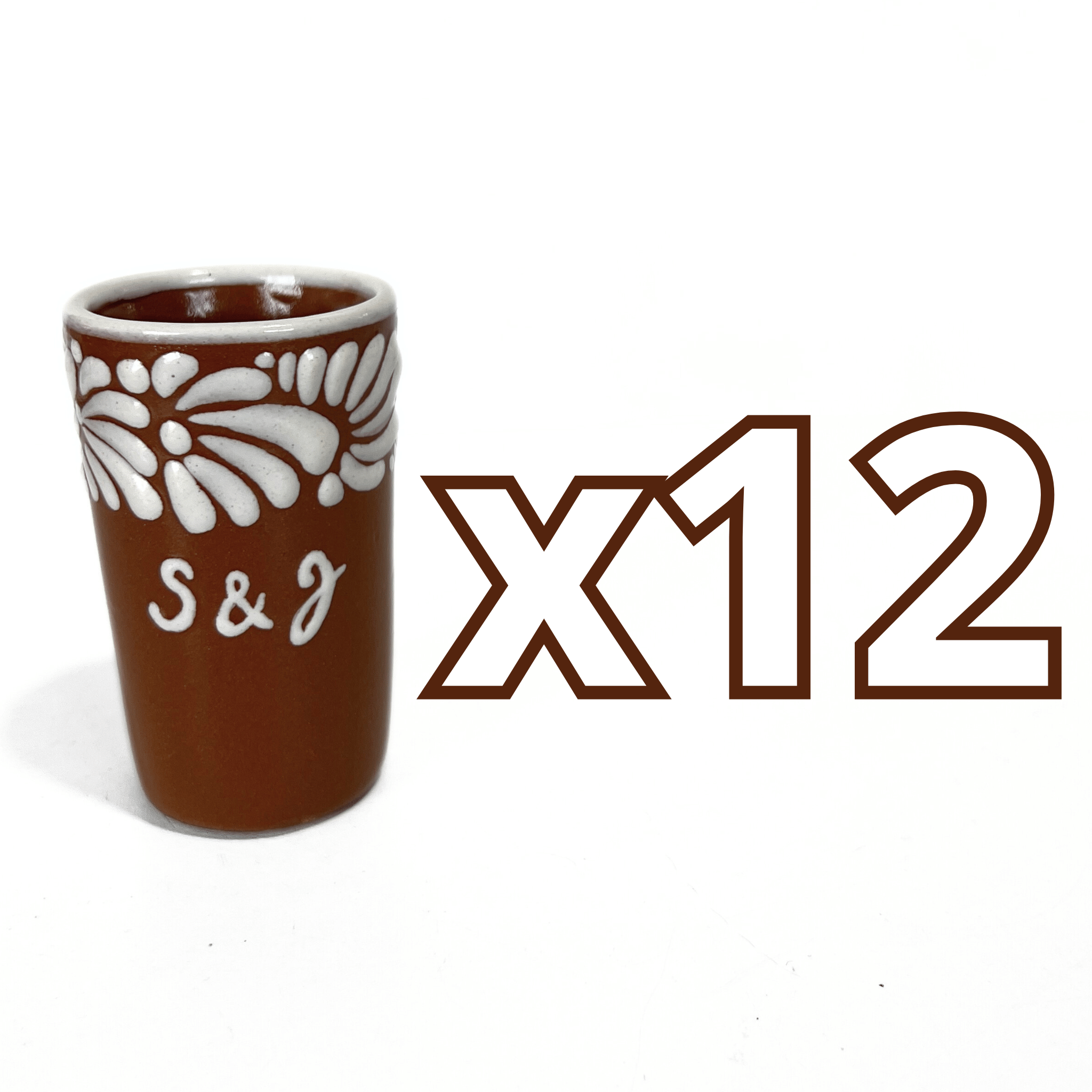 TEQUILERO INICIALES FONDO CAFE MIK CENEFA BLANCO PERSONALIZADO