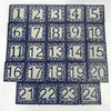 MOSAICOS NUMEROS PARA MESA 10 CM FONDO TRADICIONAL MIK CENEFA AZUL COBALTO