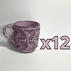 TAZA RECTA ESTANDAR FONDO LILA MIK MORADO