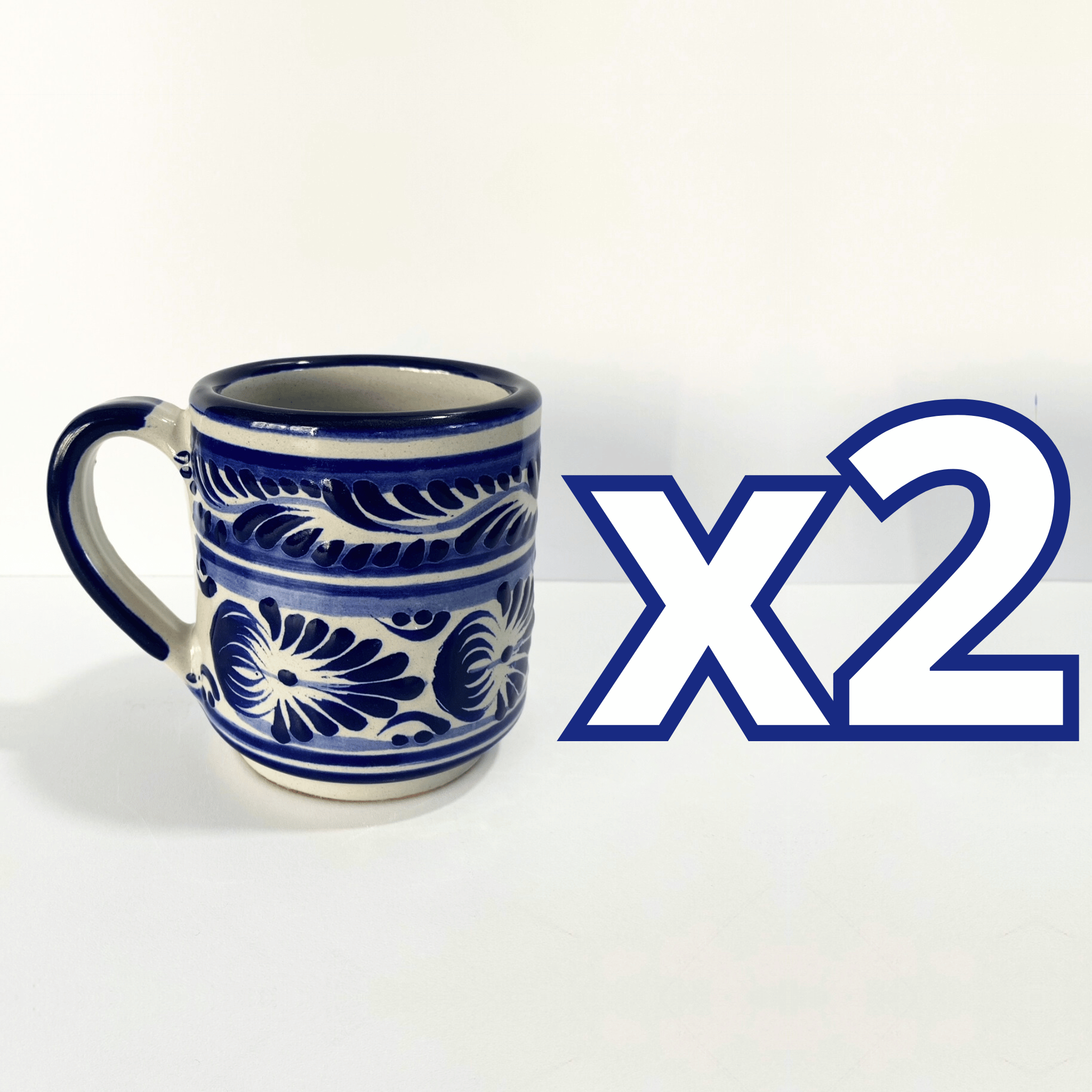 TAZA RECTA ESTANDAR AZUL COBALTO CENEFA