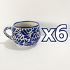 TAZA CHOCOLATERA MEDIANA FONDO TRADICIONAL MIK AZUL COBALTO