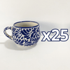 TAZA CHOCOLATERA MEDIANA FONDO TRADICIONAL MIK AZUL COBALTO
