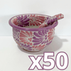 SALSERA FONDO TRADICIONAL MIK COMBINACION ROSA Y MORADO