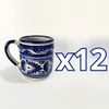 TAZA RECTA ESTANDAR AZUL COBALTO CENEFA