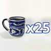 TAZA RECTA ESTANDAR AZUL COBALTO CENEFA