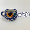TAZA CHOCOLATERA MEDIANA VERSION GIRASOL ESTILO MIK