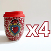 TERMO BOLITA FONDO TRADICIONAL MIK ROJO SAGRADO CORAZON