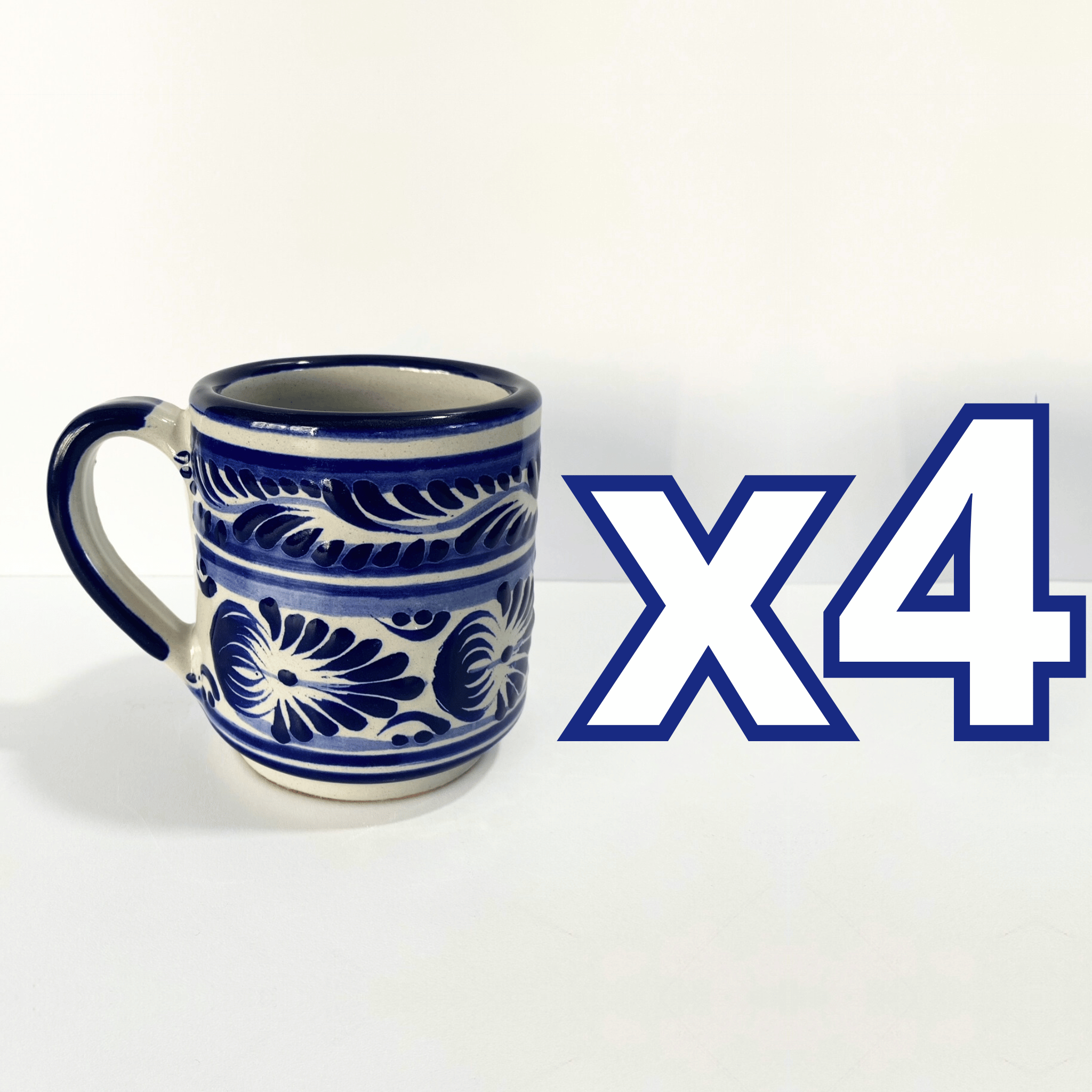 TAZA RECTA ESTANDAR AZUL COBALTO CENEFA