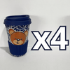 TERMO 15 CM SIN ASA FONDO TRADICIONAL MIK AZUL COBALTO OSITO COMPLETO