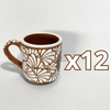 TAZA RECTA ESTANDAR FONDO CAFE MIK BLANCO SAGRADO CORAZON CAFE