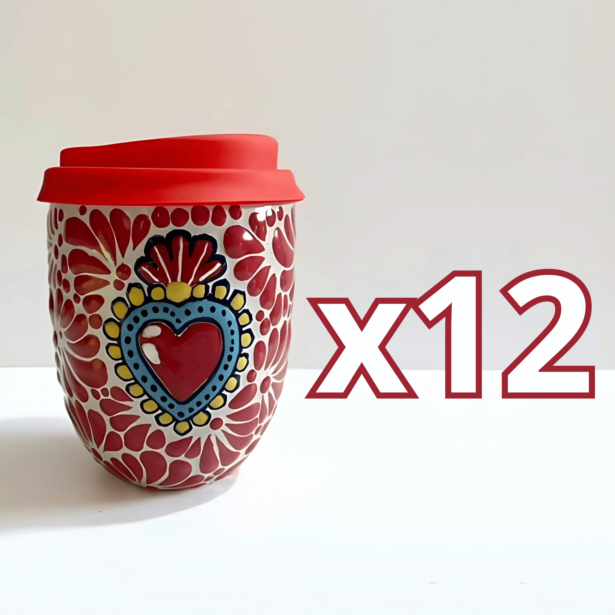 TERMO BOLITA FONDO TRADICIONAL MIK ROJO SAGRADO CORAZON