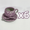 SET 3 PIEZAS CHOCOLATERA GRANDE FONDO TRADICIONAL MIK MORADO