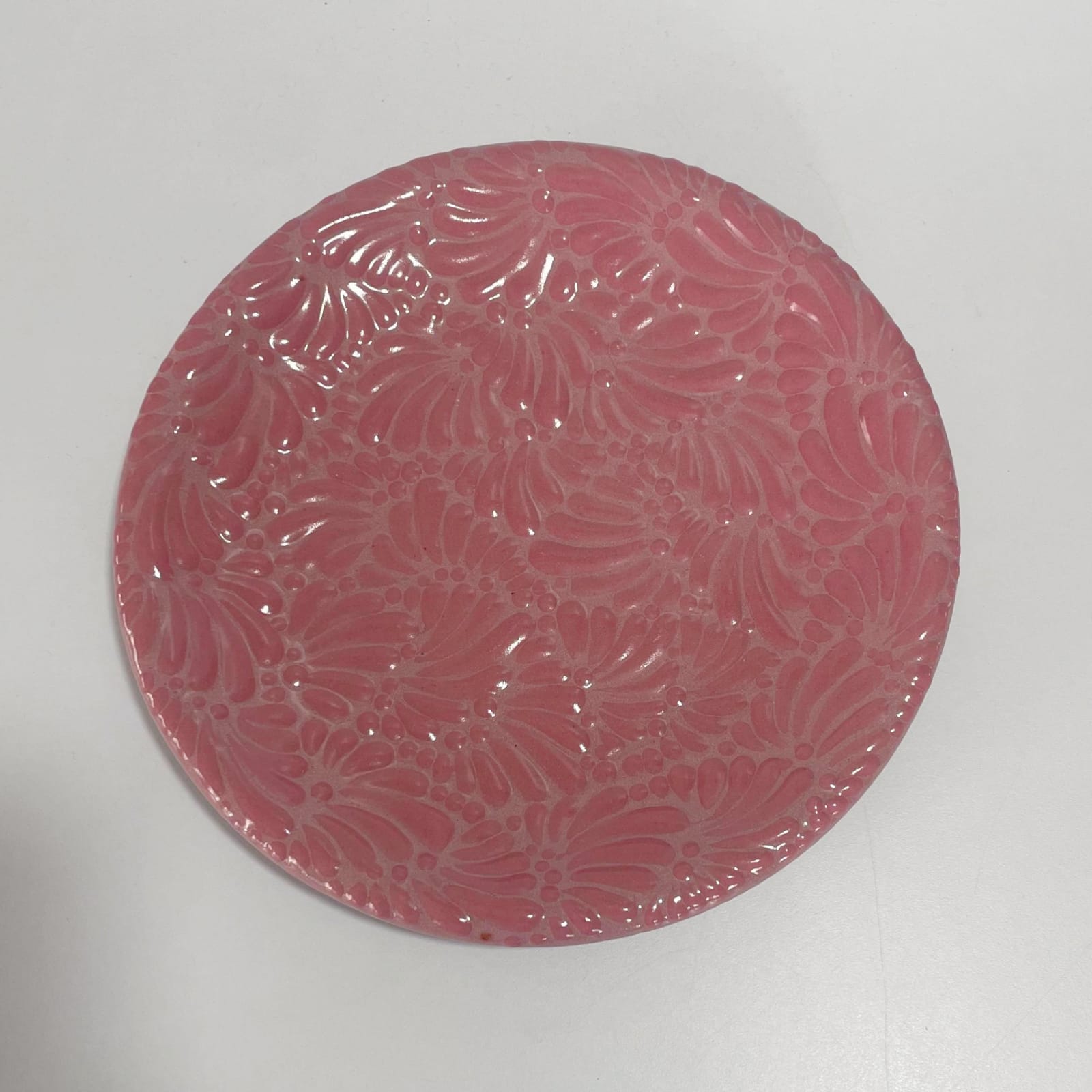 PLATO PLANO FONDO ROSA MIK ROSA