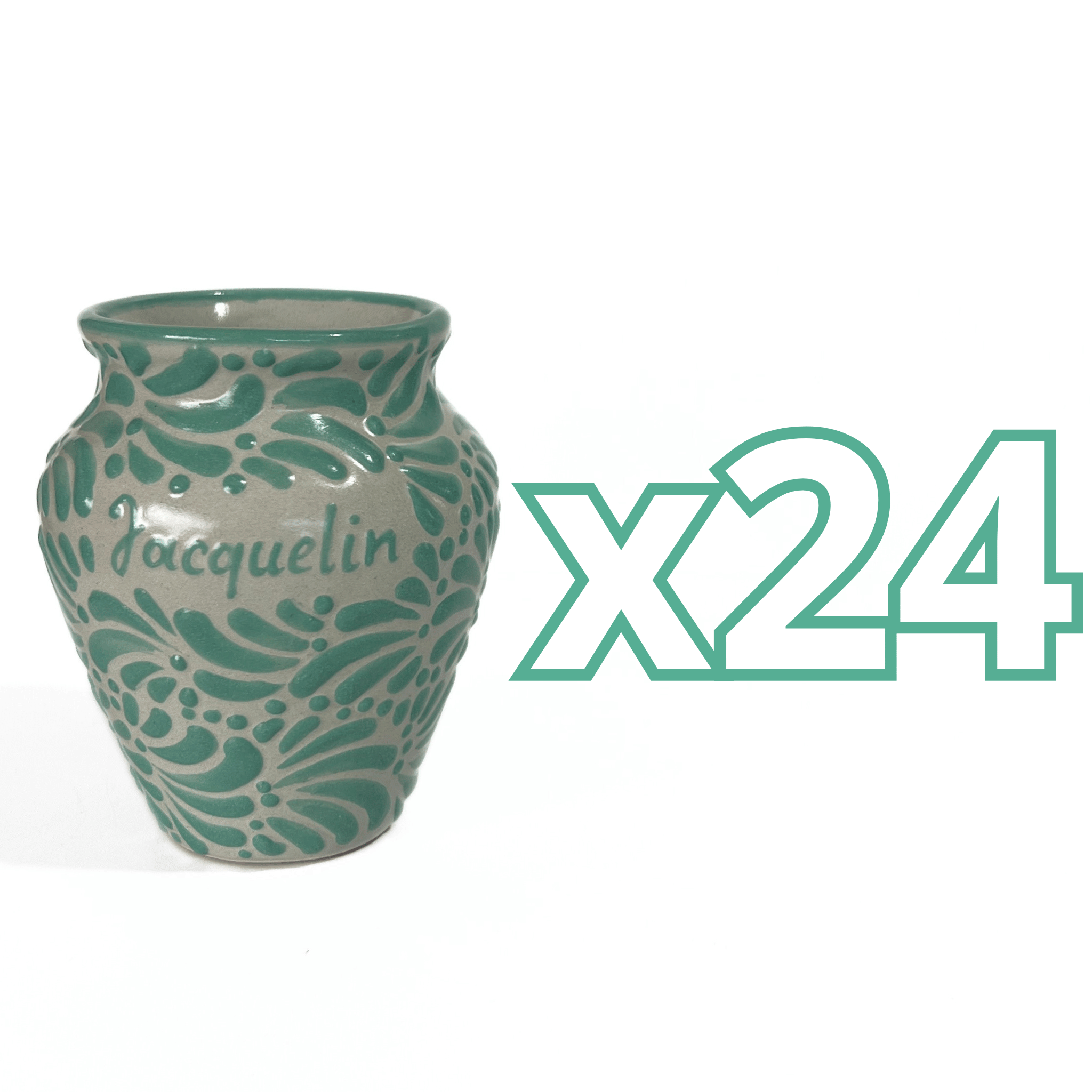 CANTARITO PERSONALIZADO FONDO TRADICIONAL MIK MENTA COBALTO NOMBRE