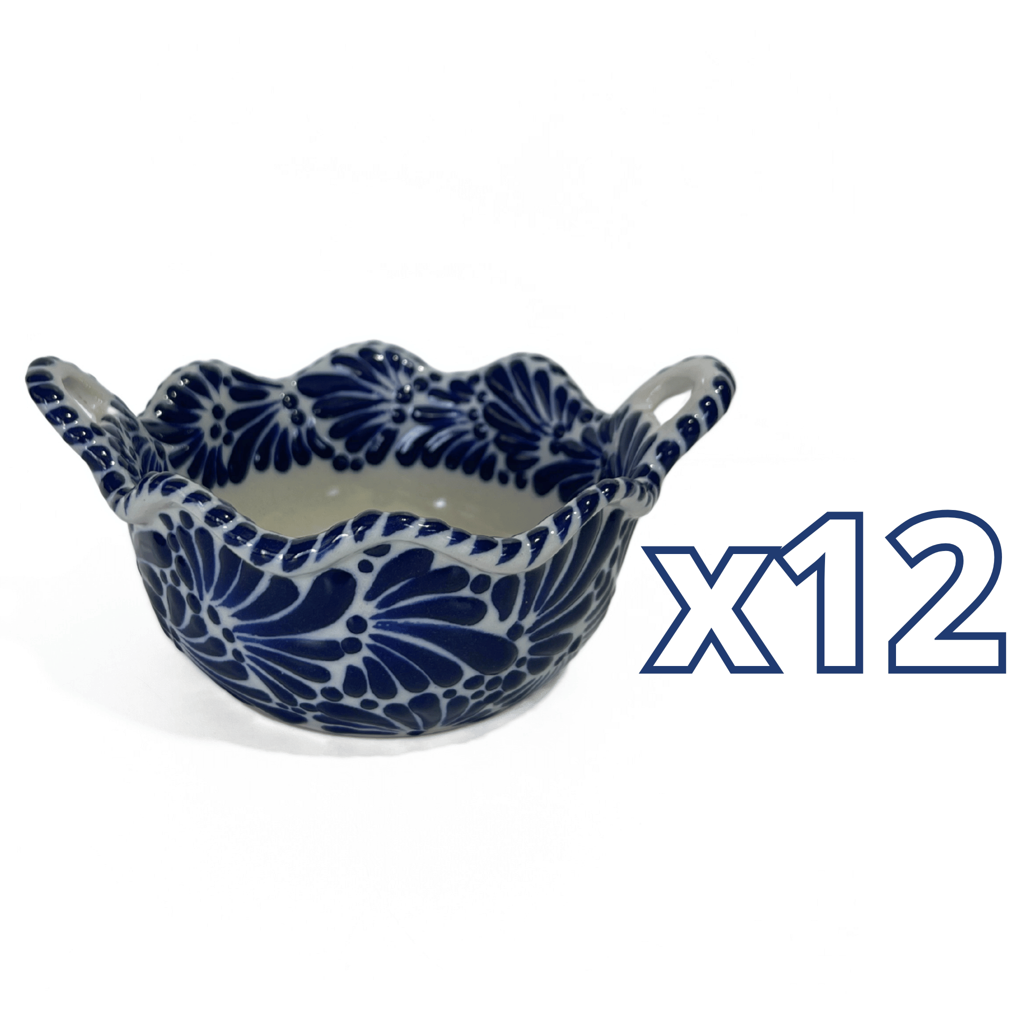CAZUELA CHICA FONDO TRADICIONAL MIK AZUL COBALTO